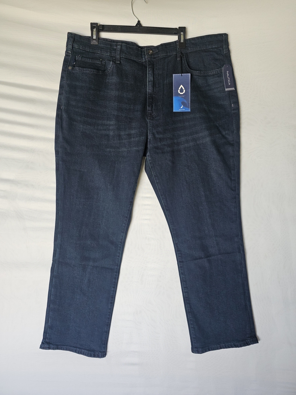 Nautica Men's Sustainably Crafted Vintage Straight Jeans - Dark Wash 40x30 NWT